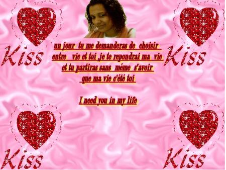 oui    pouras tu un jour comprendre que ma vie c'est toi !!!!